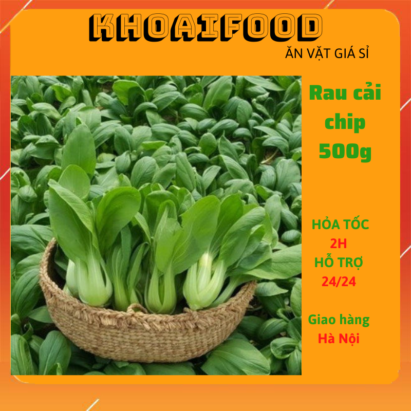 Rau cải chip tươi ngon ( 500g), thả lẩu cực hấp dẫn