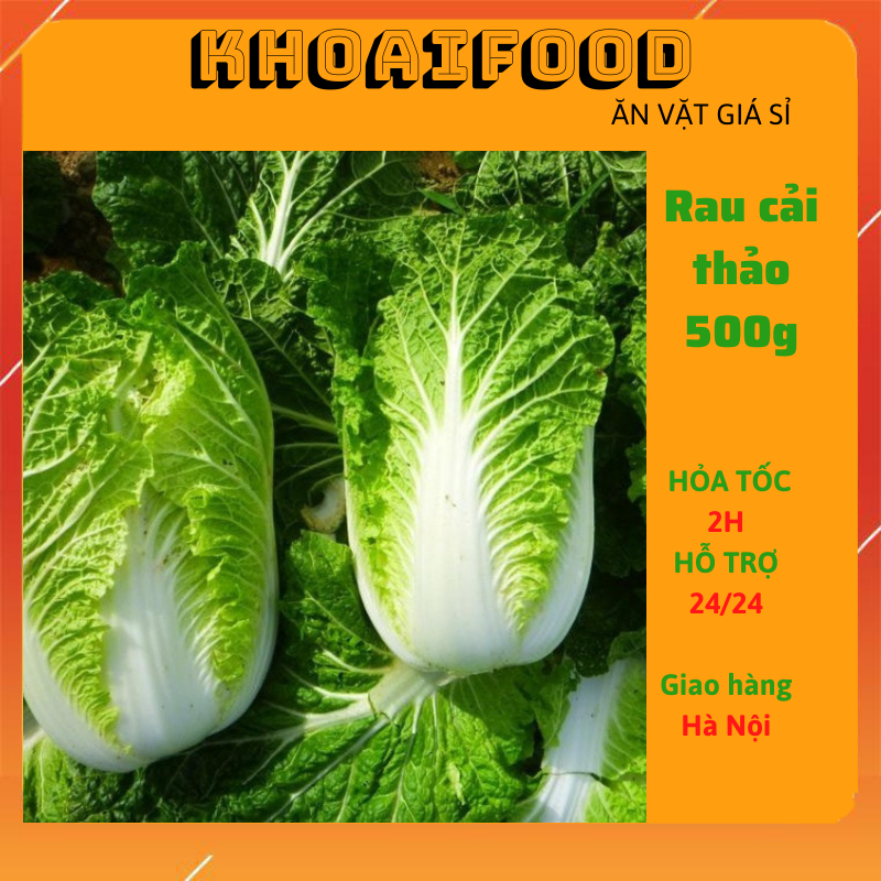 Rau cải thảo Đà Lạt tươi ngon ( 500g)