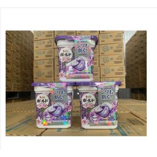 Viên giặt xả p&g gel ball bold ariel 4d hộp 11 viên - hàng nội địa nhật bản