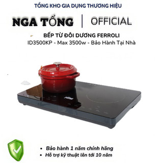 [FreeShip - Mã GG] Bếp Từ Đôi Dương Rapido/ Ferroli, Công Suất Max 3000w-3500w, Đặt bàn, Không lắp đặt, Bảo Hành Tại Nhà