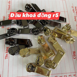 [Đầu Khoá Đồng R5 và R3 ] Đầu Khoá Dây Kéo Đồng r5 và r3