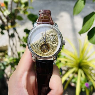 ĐỒNG HỒ VACHON LION NAM MẶT KHẮC SƯ TỬ , MÁY CƠ