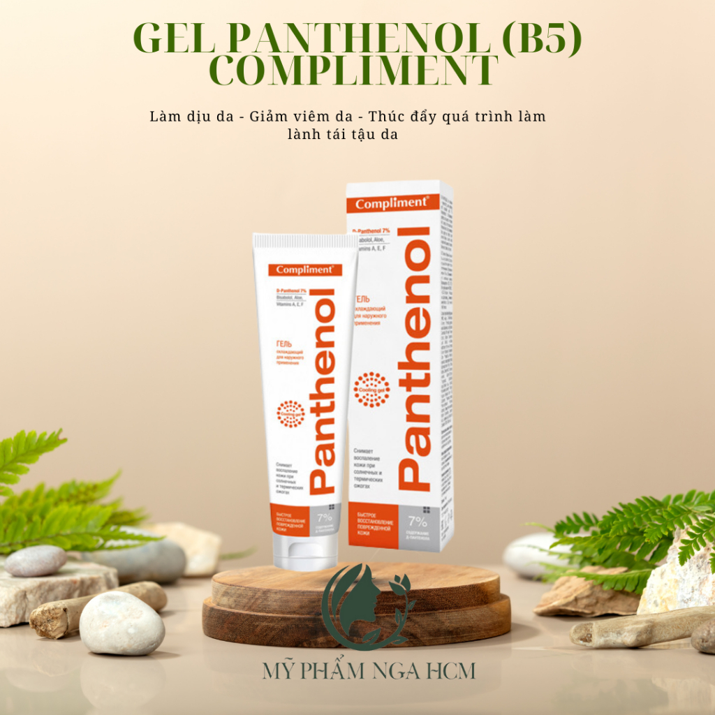 Gel Phục hồi Panthenol B5 Compliment - Gel Panthenol B5 phục hồi là dịu da