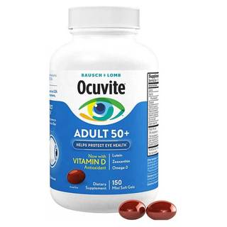 Bổ mắt Bausch and Lomb Ocuvite Adult 50+, 150 viên