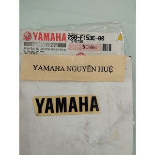 Tem chữ yamaha màu đen 2s0f153e0000, 5cm, hàng chính hãng yamaha vn