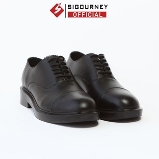 Giày Chunky Da Bò Nappa SIGOURNEY Màu Đen Trơn SIG-40 Phong Cách Trẻ Trung Thanh Lịch Bảo Hành 18 Tháng