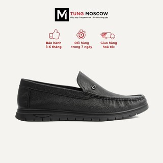 Giày lười bigsize, giày lười nam da bò nhăn cao cấp Tùng Moscow viền khâu chắc chắn đế mềm mại - SP005187