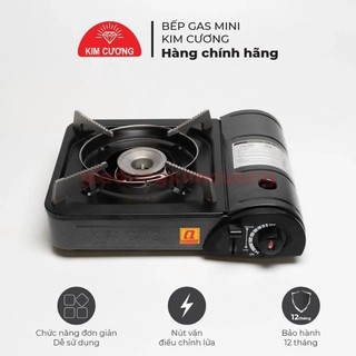 Bếp ga mini sơn kim cương