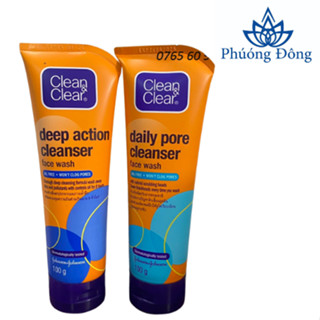 Sữa rửa mặt hàng ngày làm sạch sâu lỗ chân lông Clean & Clear 100g