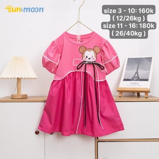 Đầm bé gái hồng dễ thương