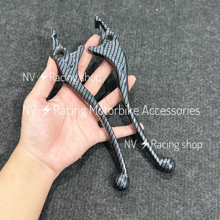 Bộ tay thắng mod Sh 2 đĩa Accossato phũ carbon bóng