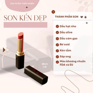 Son môi không chì nhiều dưỡng Kén Đẹp màu khoáng và tinh dầu thiên nhiên