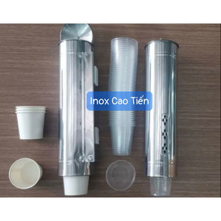 Hộp rút ly nhựa , ly giấy - INOX