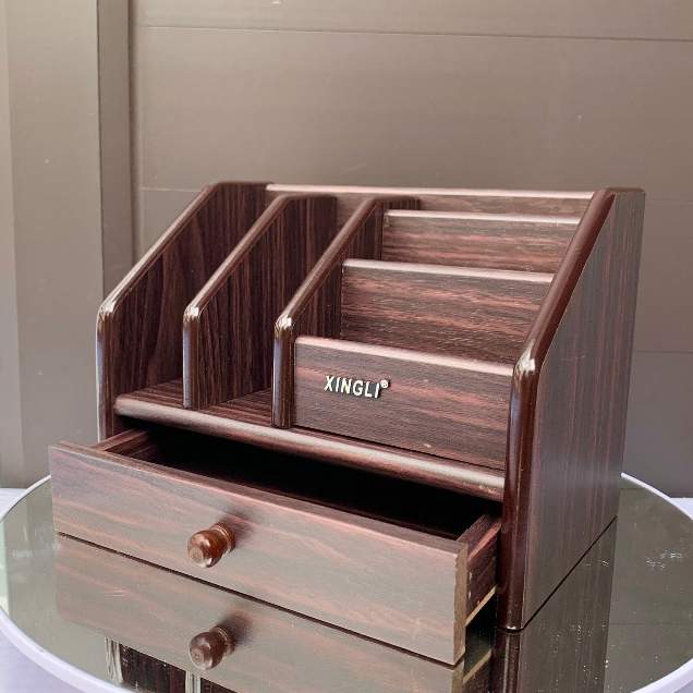 Hộp đựng bút bằng gỗ cao cấp ( Nhiều mẫu ), Khay đựng bút decor - Kệ gỗ đựng bút để bàn phong cách Hàn Quốc hàng đẹp