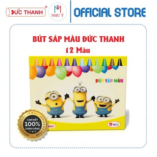Bút sáp màu Đức Thanh - Hình ngẫu nhiên tinh nghịch - 12 màu/18 màu/24 màu