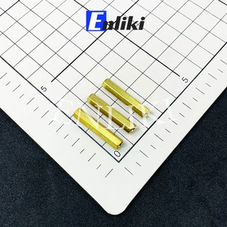 [Mã ELHACE giảm 4% đơn 300K] Cọc Đồng M3 Cao 25mm 2 đầu Cái-Cái