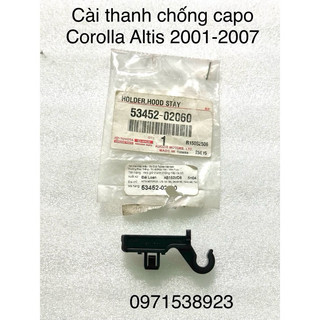 Cài thanh chống capo chính hãng Corolla Altis 2001-2007 cao cấp 53452-02060