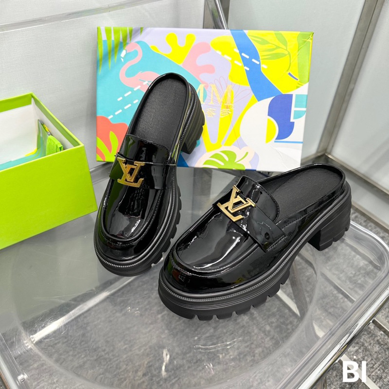 Sục nữ đế dày, chất da bóng nơ tag miu xinh xắn. Hàng quảng châu cao cấp đi bao êm