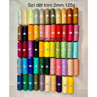 Sợi dệt cotton trơn - Bảng màu