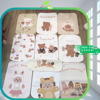 Tấm lót chống thấm cho bé sơ sinh nhiều họa tiết kích thước 50 x 70cm