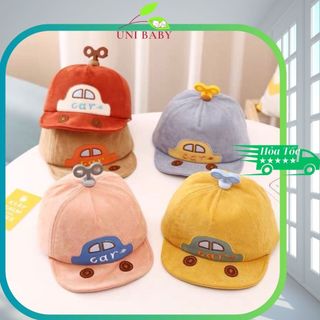 Mũ lưỡi trai họa Xe Ô Tô cho bé trai và bé gái từ 6 tháng đến 26 tháng tuổi xinh xắn Shop Uni Baby A230