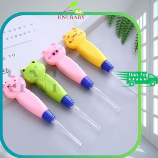 Dụng cụ lấy ráy tai có đèn led hình gấu dễ thương vệ sinh tai dễ dàng nhựa ABS không gây đau UniBaby