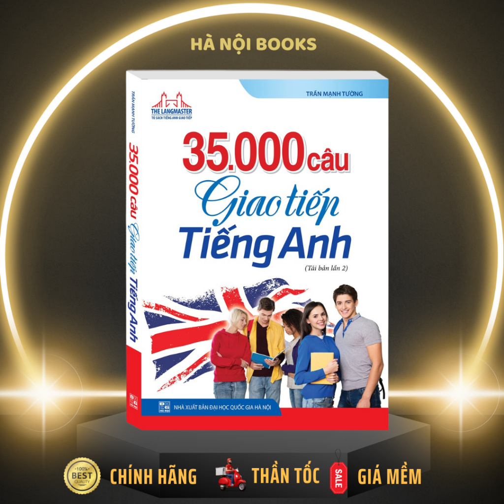 Sách - The Langmaster - 35000 câu giao tiếp tiếng Anh (Bìa mềm) - MT