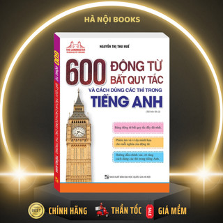 Sách - The Langmaster - 600 động từ bất quy tắc và cách dùng các thì trong tiếng Anh - MT