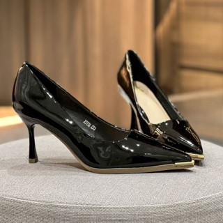 Giày cao gót công sở da bóng Mũi Nhọn Giày Cao Gót  Thời Trang DS DESI 7,5 Cm - 23116