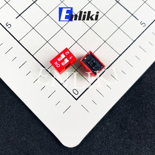 Công Tắc Bit Màu Đỏ 2P (2 Số)