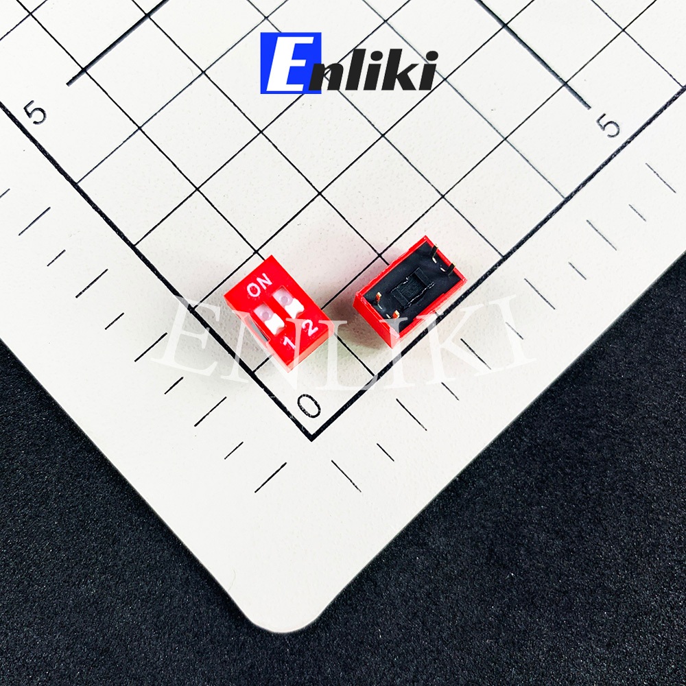 Công Tắc Bit Màu Đỏ 2P (2 Số)