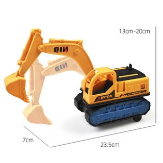 Đồ chơi xe múc pin có đèn và âm thanh đồ chơi công trình cho bé m10