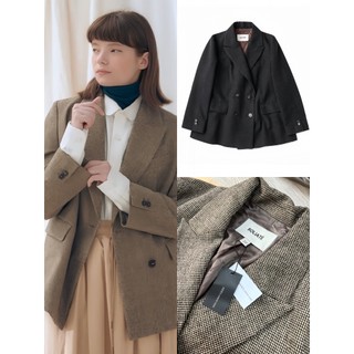 Hangxuatduxin-Áo Blazer dạ Roliaté Phong cách Hàn Quốc kiểu dáng đơn giản giản dễ phối đồ