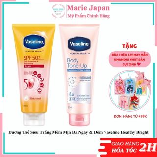 Dưỡng Thể Siêu Trắng Mềm Mịn Da Ngày & Đêm Vaseline Healthy Bright