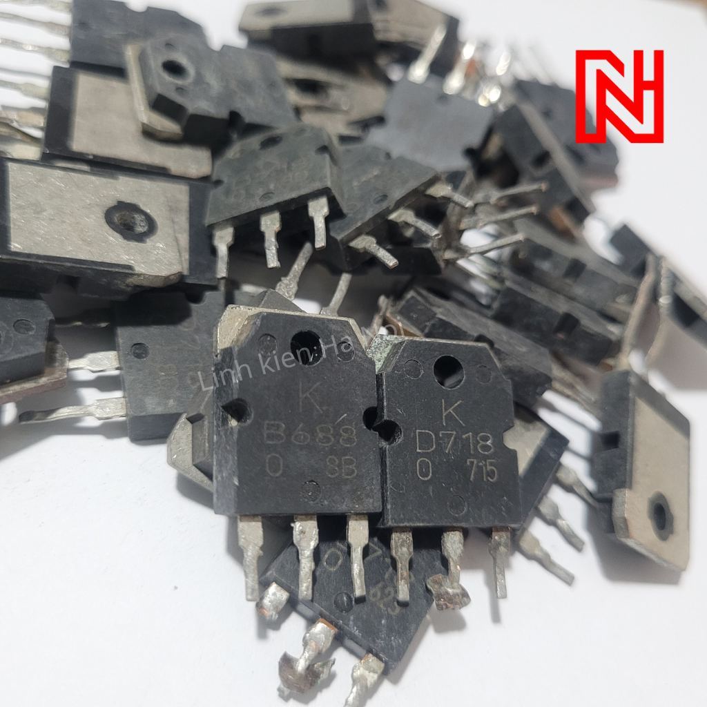 Combo 10 sò D718 B688 Cặp sò B688 D718 tháo máy chân ngắn như hình lưng đồng bóng và đồng mạ bạc trắng loại 1