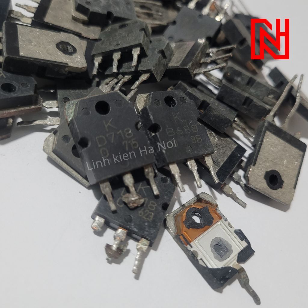 Combo 10 sò D718 B688 Cặp sò B688 D718 tháo máy chân ngắn như hình lưng đồng bóng và đồng mạ bạc trắng loại 1