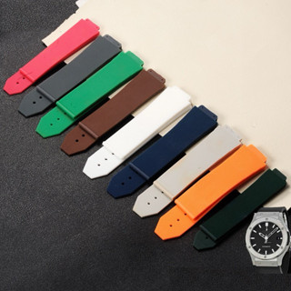  Dây đồng hồ đeo tay cao cấp dùng cho đồng hồ Hublot nữ size mặt 34mm Silicon chống nước 