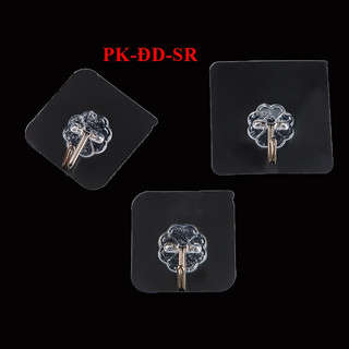 Móc dán tường Hình hoa trong suốt - Siêu Rẻ