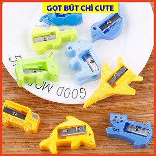 Gọt bút chì mini kiểu dáng hoạt hình cute dễ thương nhiều mẫu lựa chọn
