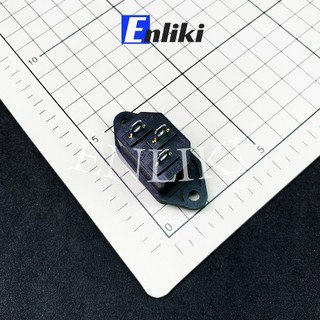 Ổ Cắm Nguồn 10A 250V Có Cầu Chì AC AC-03