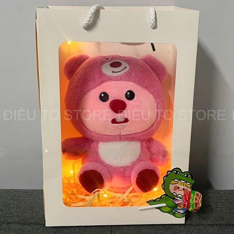 Set Hộp Quà Gấu  Tặng Sinh Nhật  Người Yêu Người Thân Nhiều Chi Tiết Cute