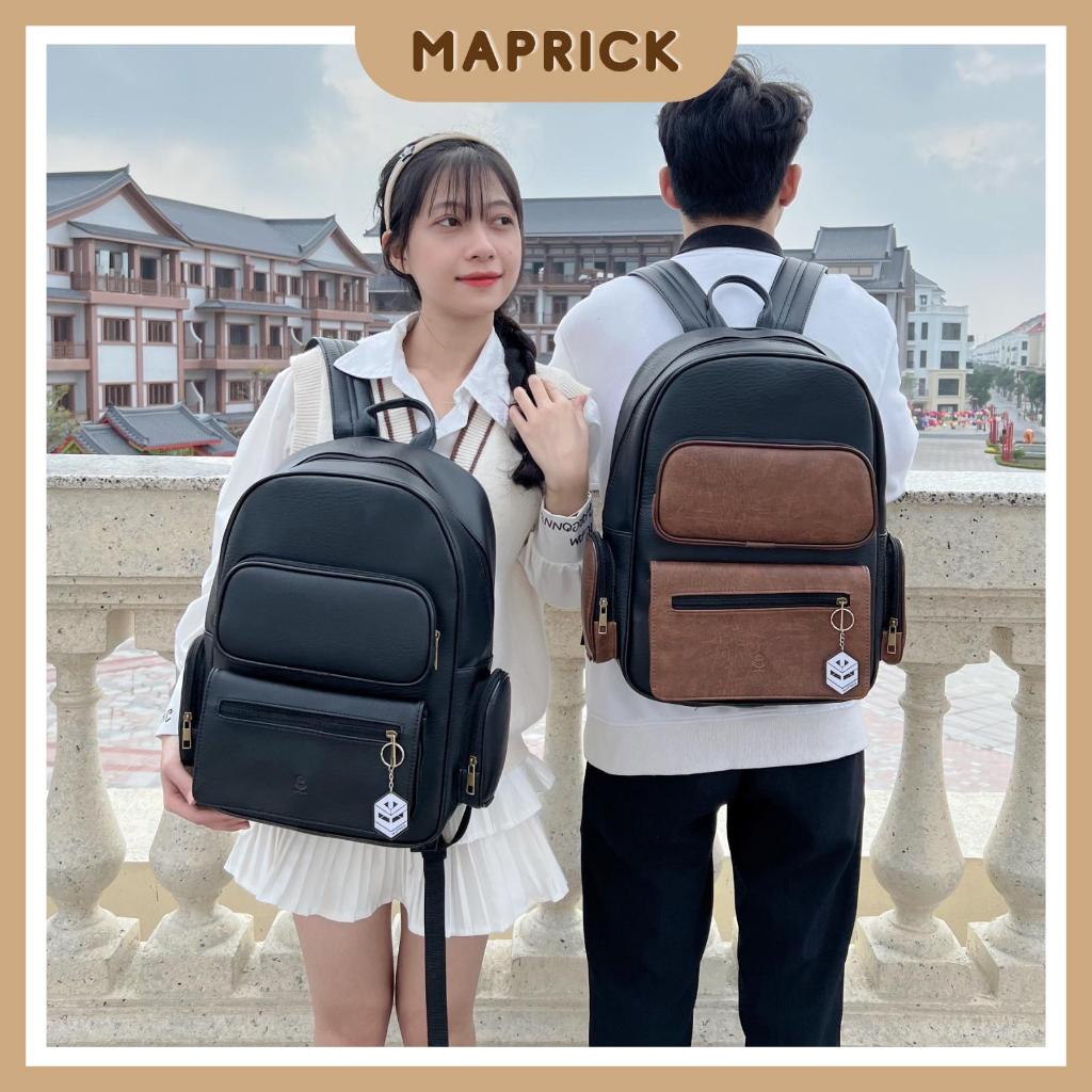 Balo da MAP 03 chống nước thời trang dành cho nam và nữ - kích thước 31cm ngang x 43cm chiều cao BL42
