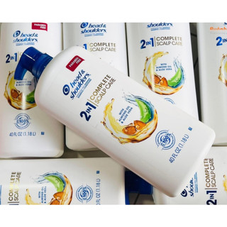 Dầu gội & xả 2in1 hạnh nhân, nha đam head & shoulders complete scalp sare 1.18 lít của mỹ