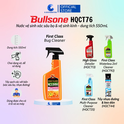 [HỎA TỐC] Nước vệ sinh xác sâu bọ & vệ sinh kính ô tô Bullsone (dung tích 550mL) - Hàng chính hãng