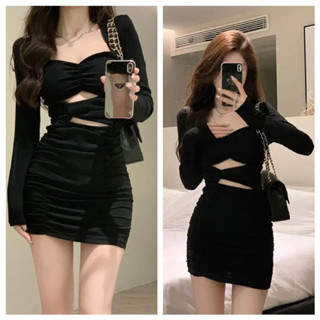  Đầm body đầm 189 xoắn eo sang chảnh quyến rũ CÓ MÚT  Giá Sỉ  Lissa 