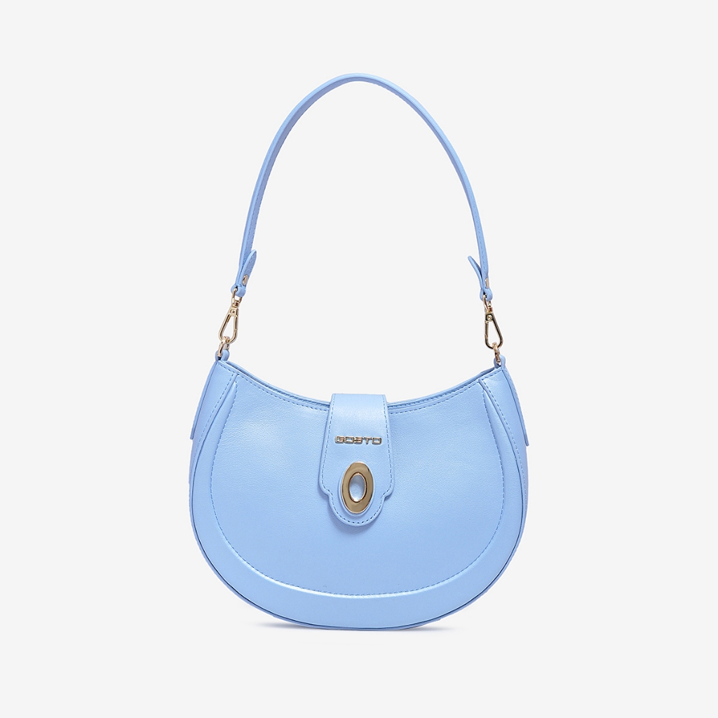 Túi Xách Da Nữ Gosto GBSW00100XDL ( Xanh dương lợt )