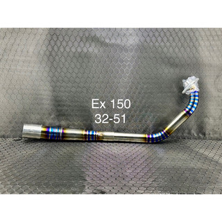 Cổ pô titan ex 150 32-51 cho pô zin