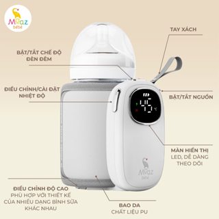 Túi ủ bình sữa tích điện di động Moaz BéBé MB081