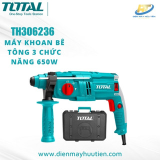 Máy khoan bê tông 3 chức năng 650w total th306236