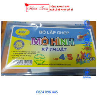 Bộ lắp ghép mô hình kỹ thuật cho học sinh lớp 4-5, đồ dùng học tập cho học sinh lớp 4-5
